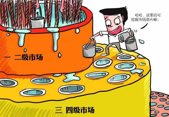 一線城市的母嬰市場已經(jīng)趨于飽和，而三四線城市的母嬰市場還待開拓，愛親母嬰渠道下沉。