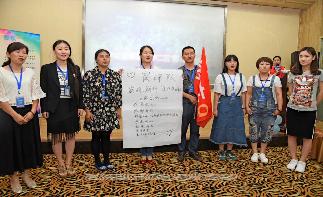 華東區(qū)加盟商分組進(jìn)行團(tuán)隊展示
